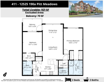 Outdoor Deck Photo of 411 12525 190a Street, Pitt Meadows, BC
