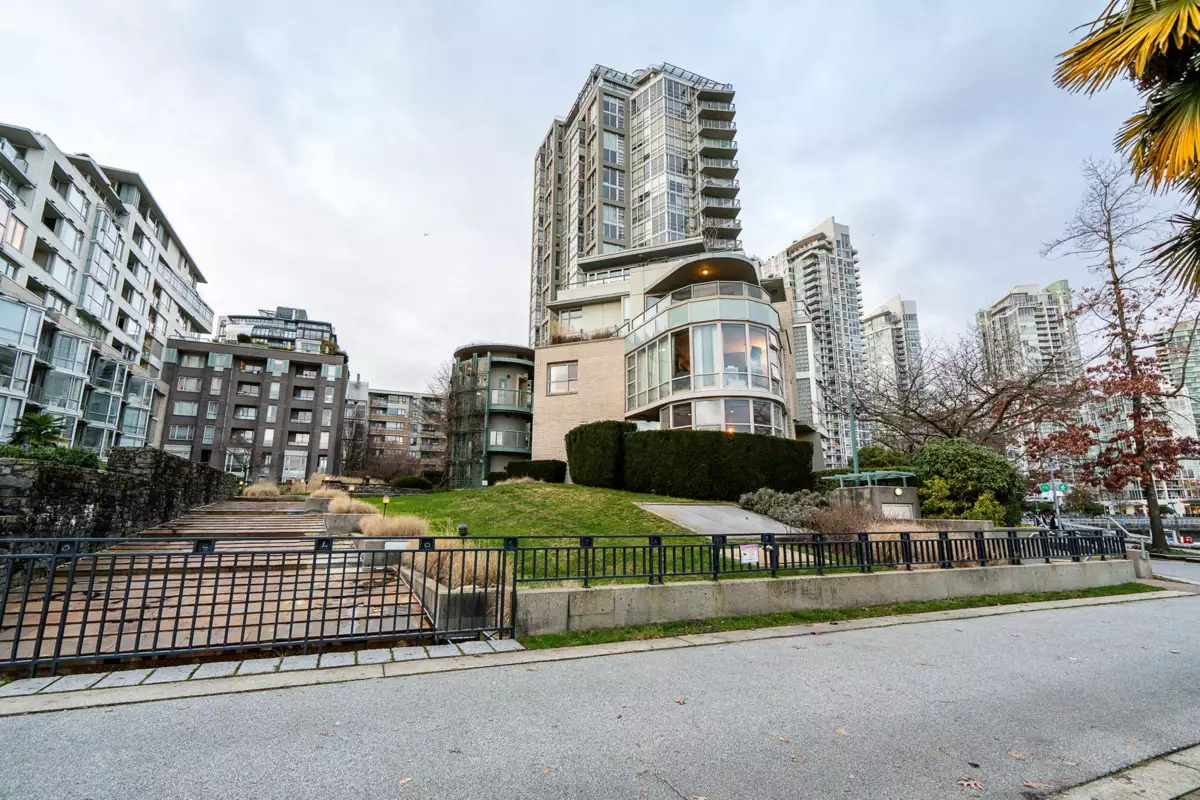 Aerial View of 122 1228 Marinaside Crescent, Vancouver, BC
