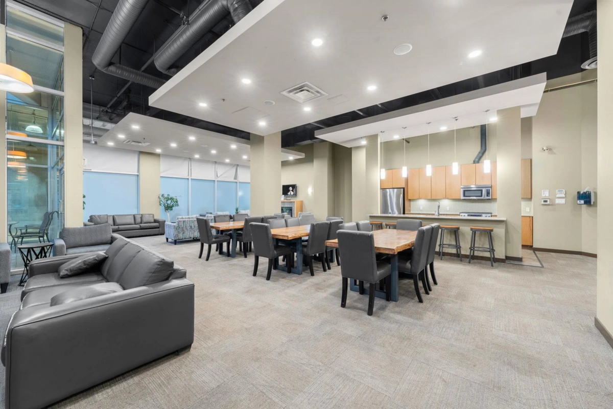 Aerial View of 411 201 Morrissey Road, Port Moody, BC