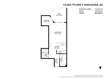Mudroom Photo of 112 825 E 7th Avenue, Vancouver, BC