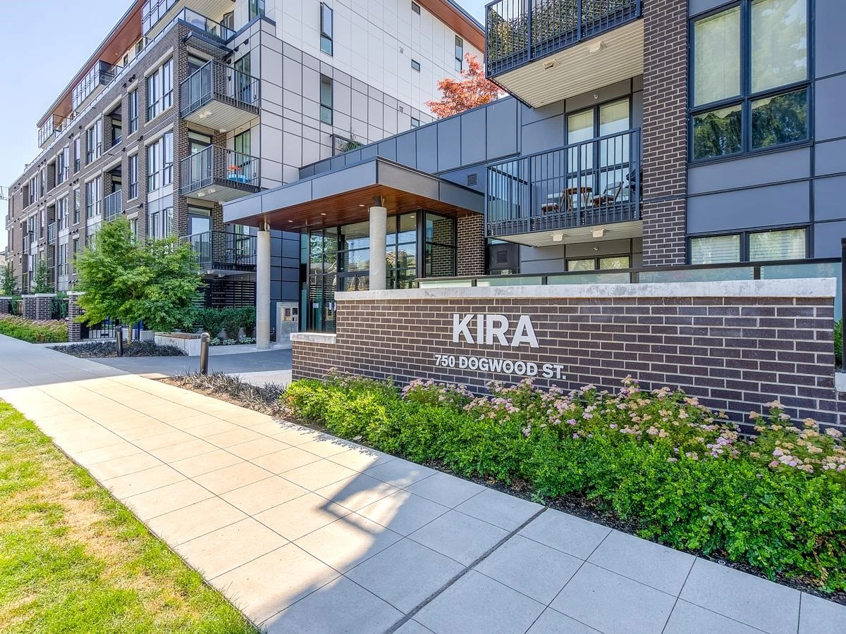 Exterior Front Photo of 320 750 Dogwood Street, Coquitlam, BC