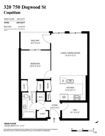 Backyard Photo of 320 750 Dogwood Street, Coquitlam, BC