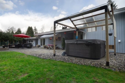 Aerial View of 1856 Windermere Avenue, Port Coquitlam, BC