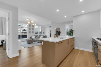 Kitchen Island Photo of 101 5007 Ash Street, Vancouver, BC