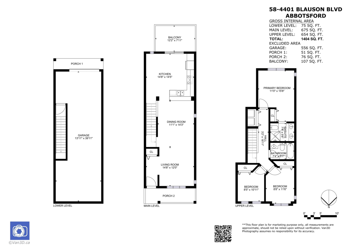 Outdoor Deck Photo of 58 4401 Blauson Boulevard, Abbotsford, BC
