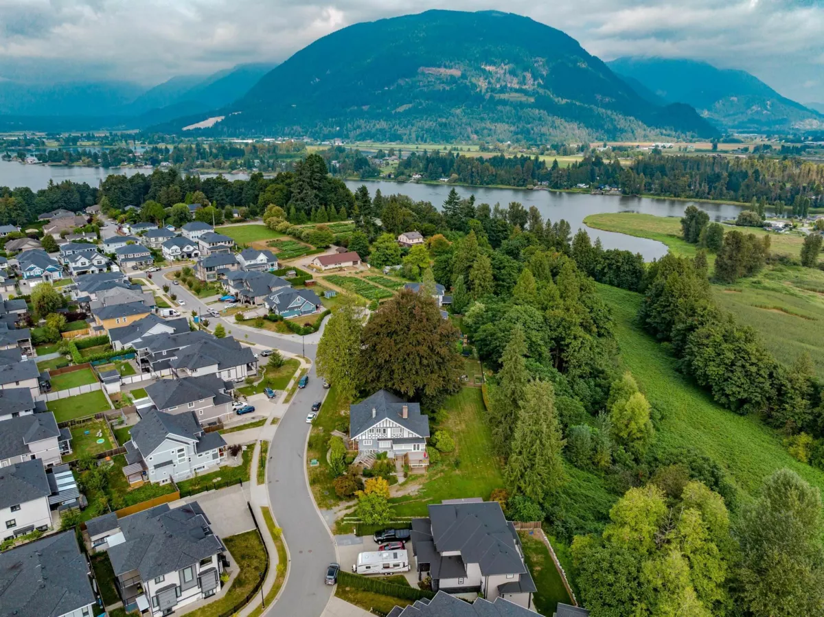 Aerial View of 35280 Ewert Avenue, Mission, BC