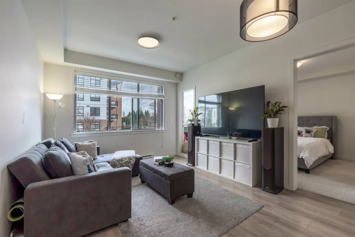 Living Room Photo of 230 5415 Brydon Crescent, Langley, BC