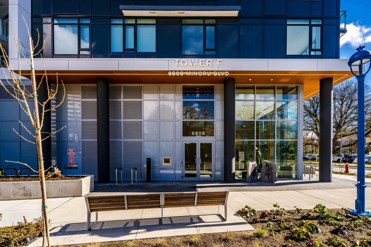 Aerial View of 1213 6808 Minoru Boulevard, Richmond, BC