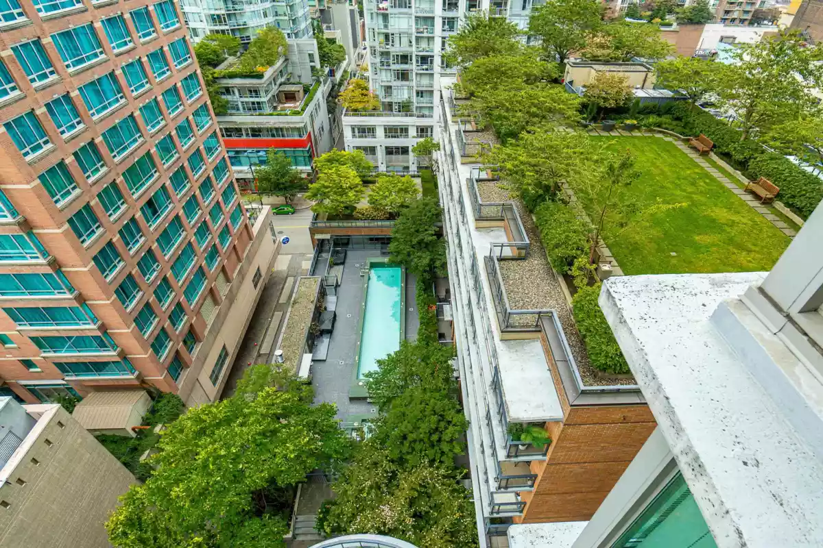 Outdoor Patio Photo of 1601 788 Richards Street, Vancouver, BC