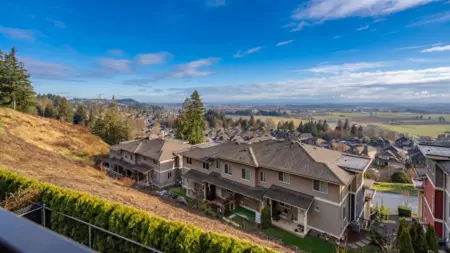 Aerial View of 26 6026 Lindeman Street, Chilliwack, BC