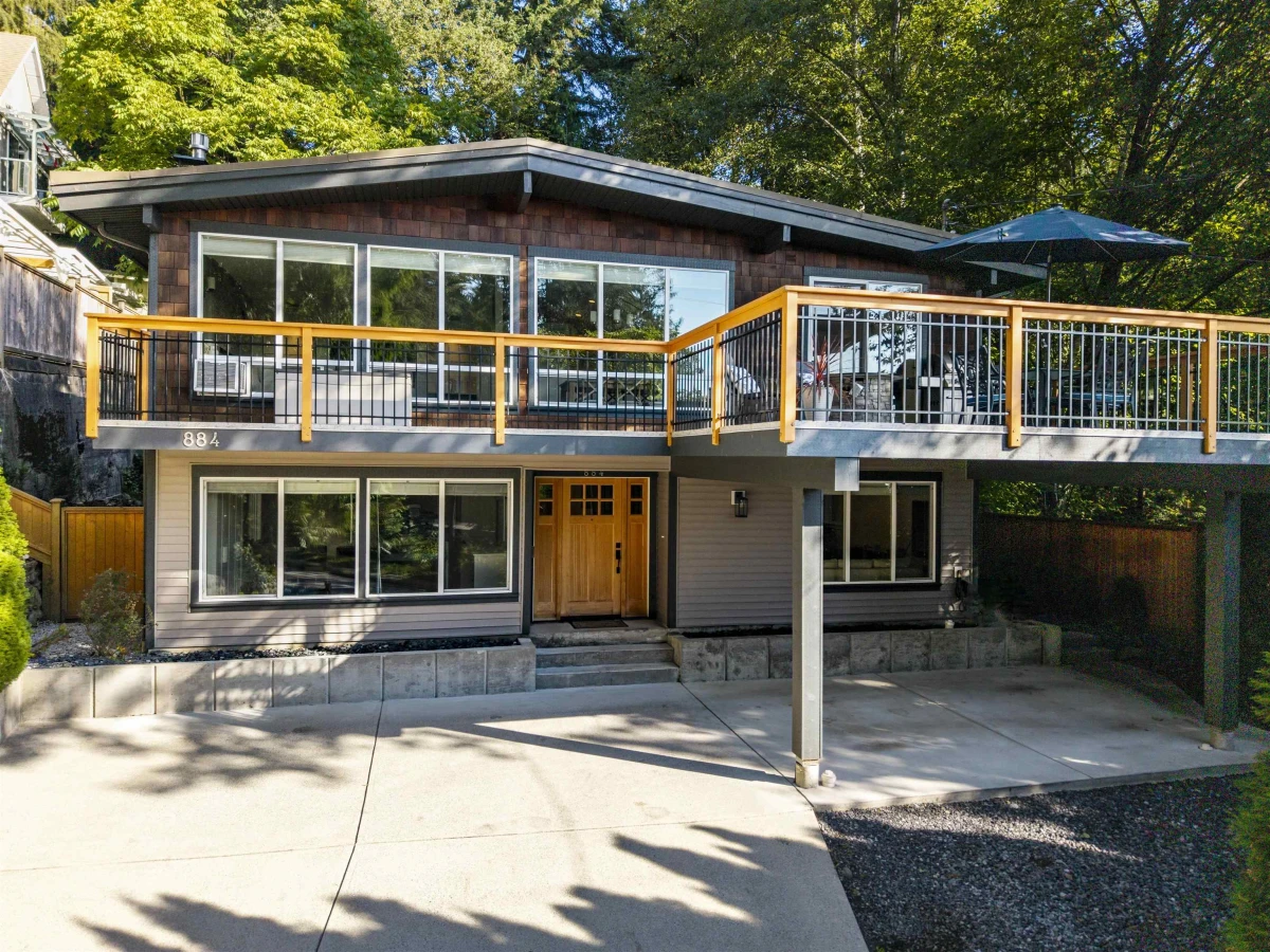 Exterior Rear Photo of 884 Wellington Drive, North Vancouver, BC