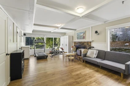 Aerial View of 884 Wellington Drive, North Vancouver, BC