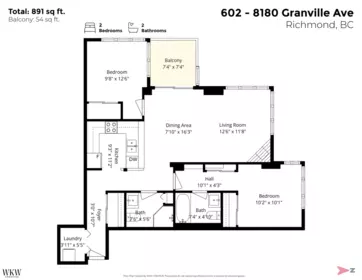 Street View Photo of 602 8180 Granville Avenue, Richmond, BC