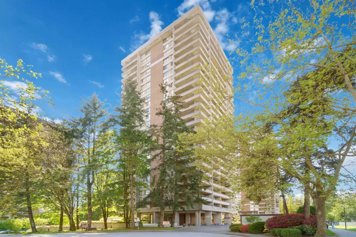 Exterior Rear Photo of 1201 3755 Bartlett Court, Burnaby, BC