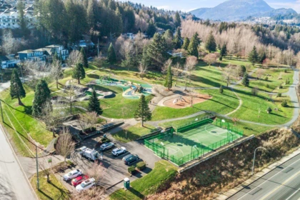 Aerial View of 6 5900 Jinkerson Road, Chilliwack, BC