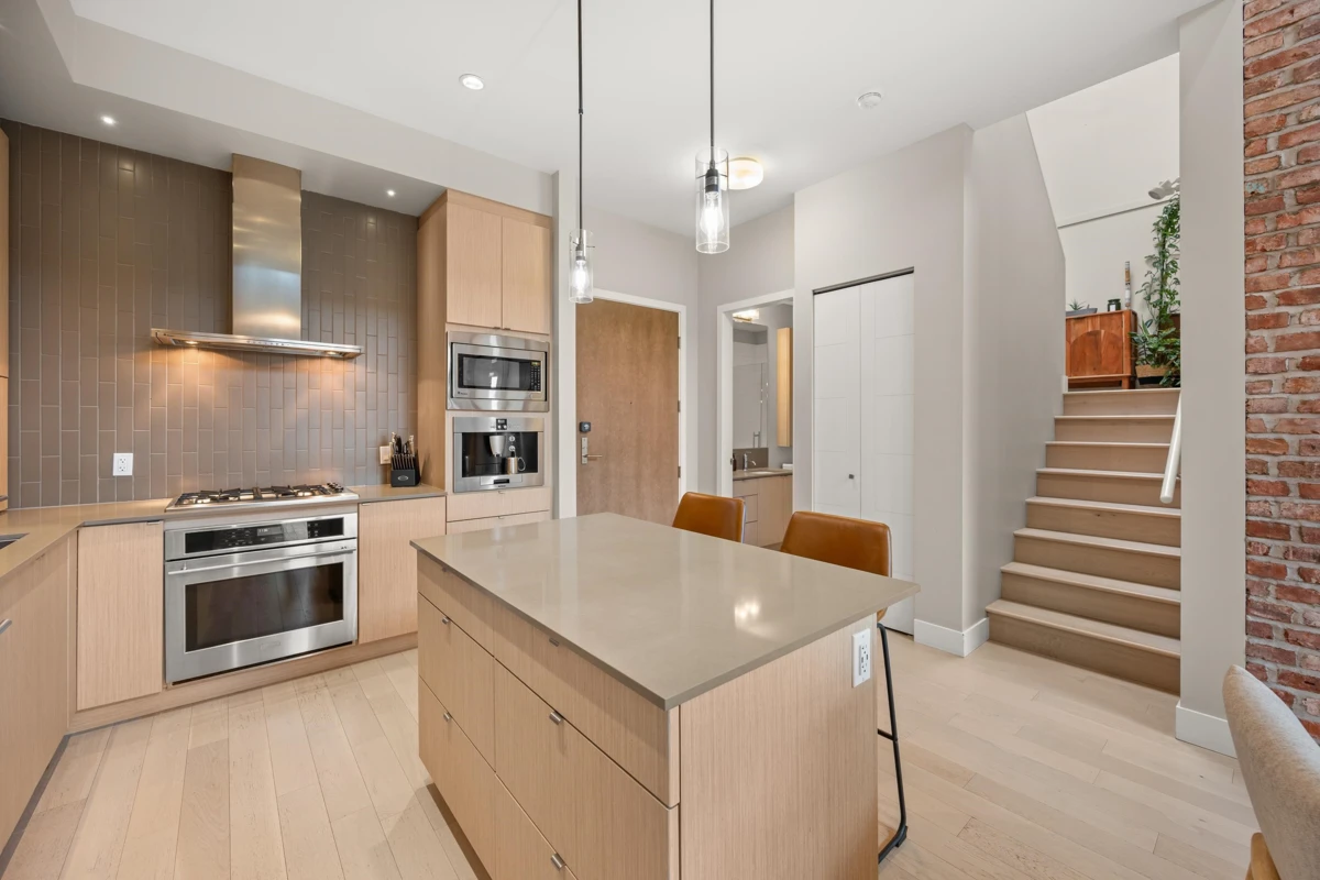 Living Room Photo of 414 262 Salter Street, New Westminster, BC