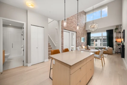 Kitchen Island Photo of 414 262 Salter Street, New Westminster, BC