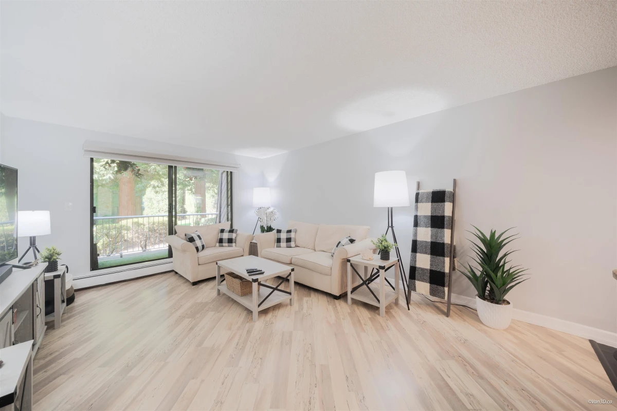 Living Room Photo of 107 3911 Carrigan Crescent, Burnaby, BC