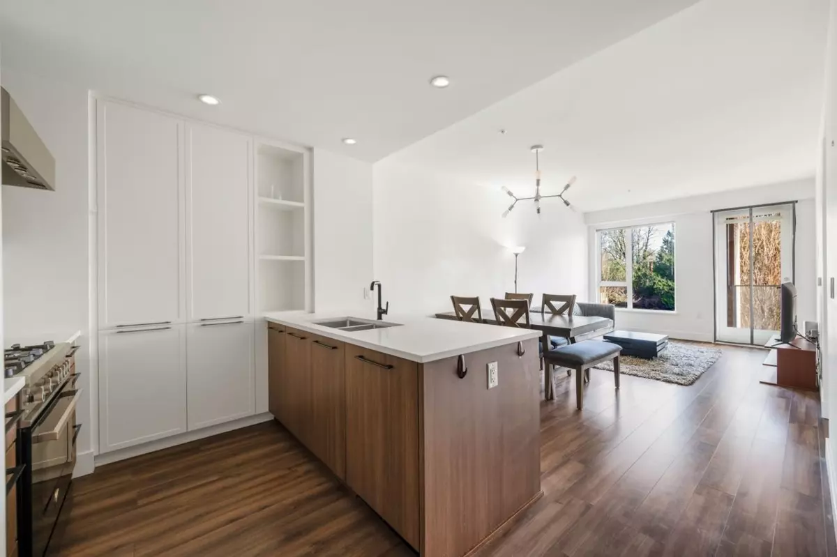 Living Room Photo of 205 6933 Cambie Street, Vancouver, BC