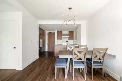 Kitchen Island Photo of 205 6933 Cambie Street, Vancouver, BC