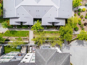 Aerial View of 6 3138 Dayanee Springs Boulevard, Coquitlam, BC