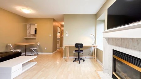 Kitchen Island Photo of 302 120 Garden Drive, Vancouver, BC