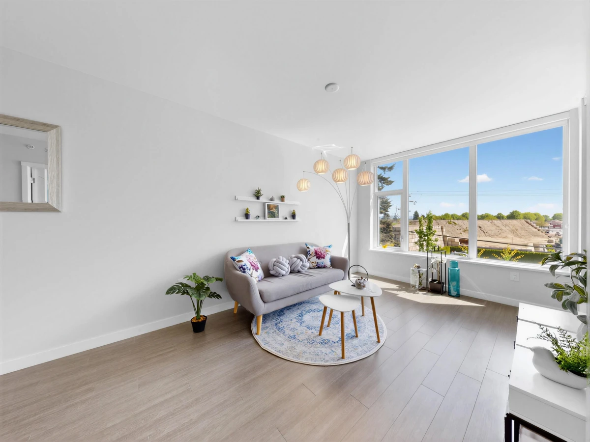 Living Room Photo of 310 3699 Sexsmith Road, Richmond, BC