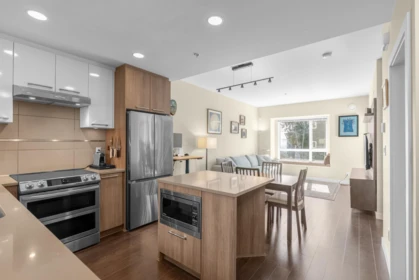 Kitchen Photo of 407 9350 University High Street, Burnaby, BC