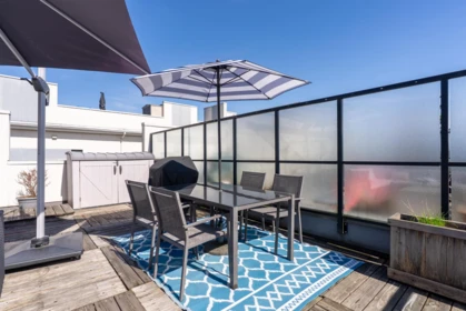 Outdoor Patio Photo of 407 9350 University High Street, Burnaby, BC