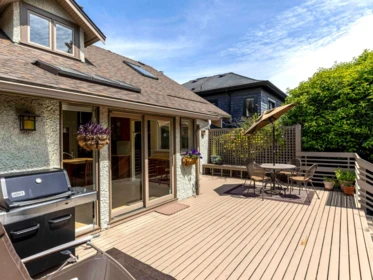Aerial View of 3820 W 12th Avenue, Vancouver, BC