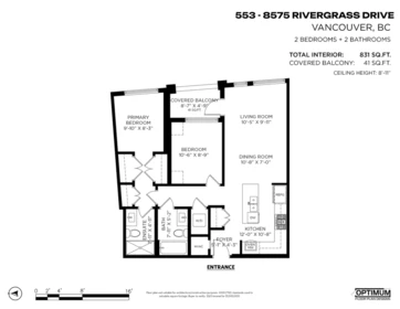 Entry Foyer Photo of 553 8575 Rivergrass Drive, Vancouver, BC