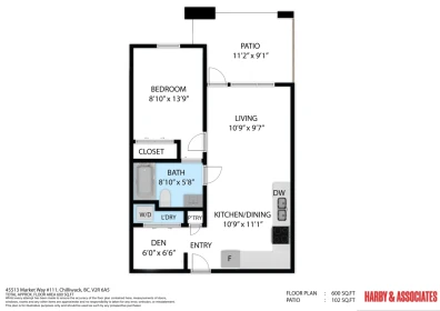 Hallway Photo of 111 45513 Market Way, Chilliwack, BC