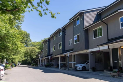 Aerial View of 3428 Copeland Avenue, Vancouver, BC