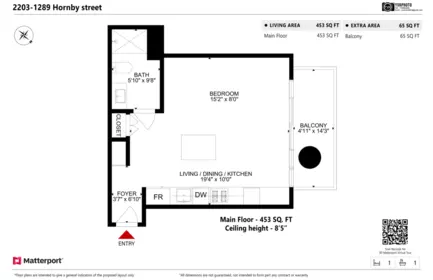 Laundry Room Photo of 2203 1289 Hornby Street, Vancouver, BC
