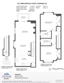 Powder Room Photo of 207 3888 Norfolk Street, Burnaby, BC