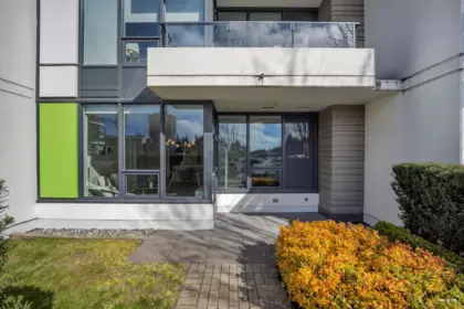 Backyard Photo of 107 5687 Gray Avenue, Vancouver, BC