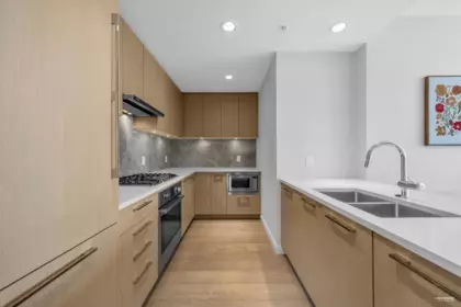 Kitchen Island Photo of 107 5687 Gray Avenue, Vancouver, BC