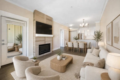 Living Room Photo of 306 5020 221a Avenue, Langley, BC