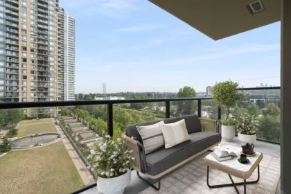Living Room Photo of 701 2345 Madison Avenue, Burnaby, BC