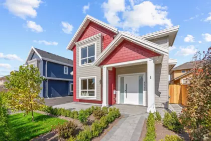 Exterior Rear Photo of 1 8817 Saunders Road, Richmond, BC