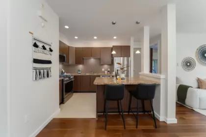 Kitchen Island Photo of 32 1863 Wesbrook Mall, Vancouver, BC