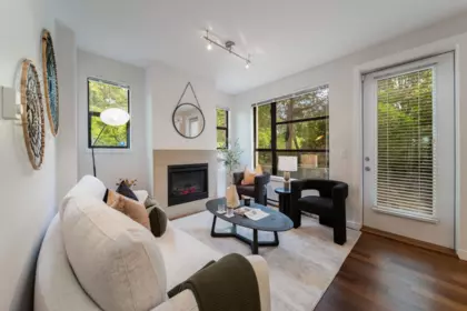 Living Room Photo of 32 1863 Wesbrook Mall, Vancouver, BC