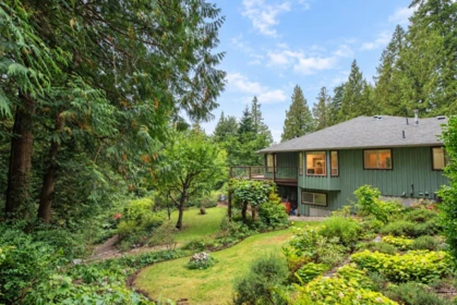 Backyard Photo of 1305 Gower Point Road, Gibsons, BC