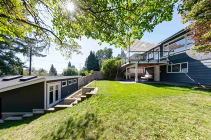 Backyard Photo of 1243 Cloverley Street, North Vancouver, BC