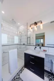 Powder Room Photo of 1243 Cloverley Street, North Vancouver, BC