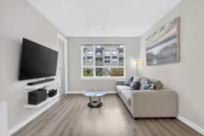 Family Room Photo of 307 9233 Odlin Road, Richmond, BC