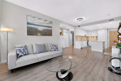 Living Room Photo of 307 9233 Odlin Road, Richmond, BC