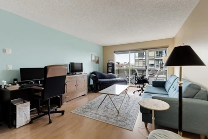 Living Room Photo of 406 1412 W 14th Avenue, Vancouver, BC