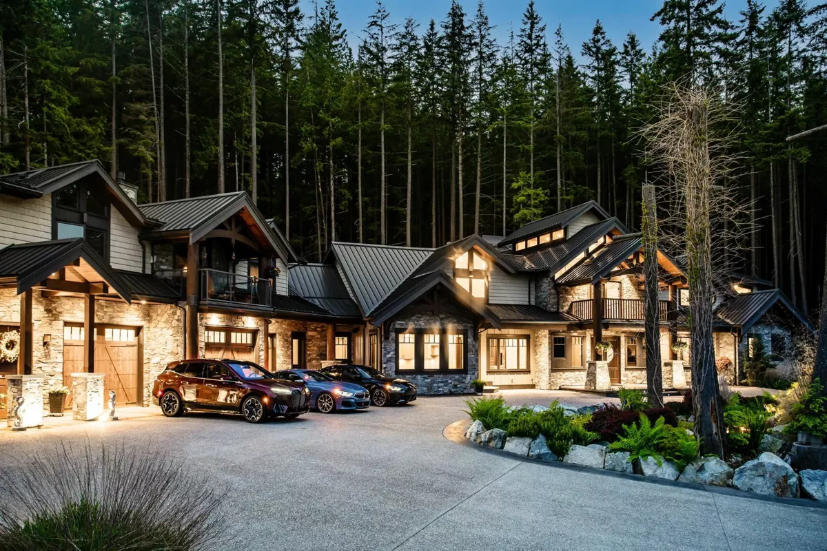 Exterior Rear Photo of 3299 Black Bear Way, Anmore, BC