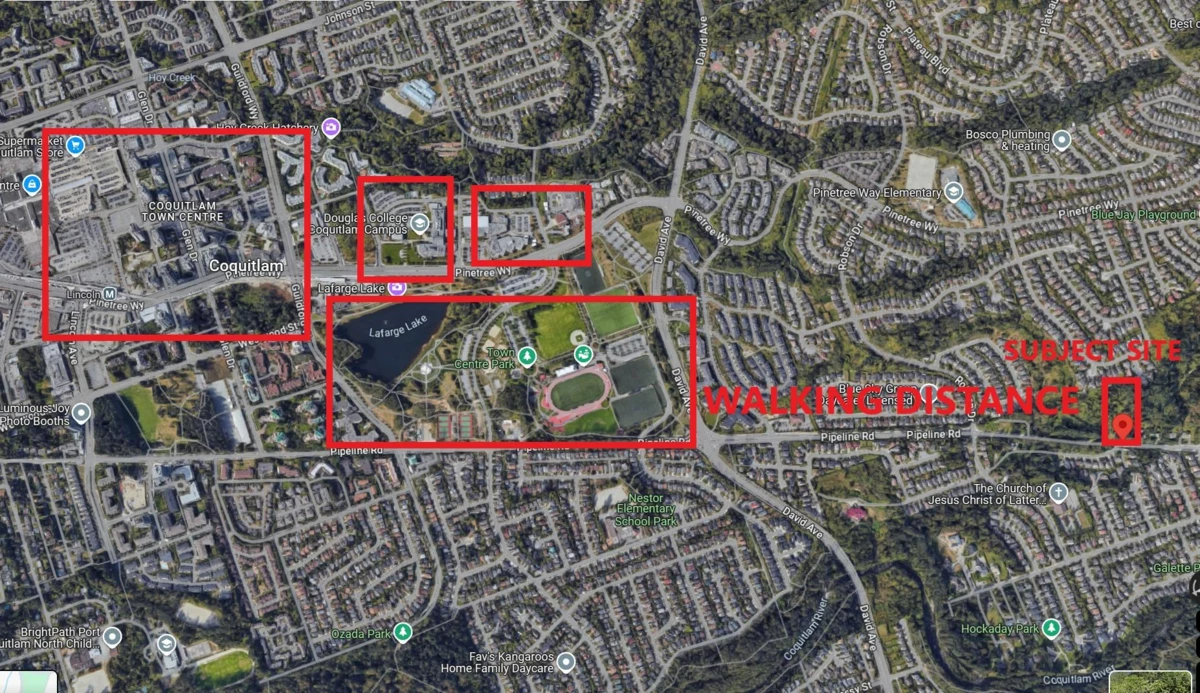 Exterior Rear Photo of 1450 Pipeline Road, Coquitlam, BC